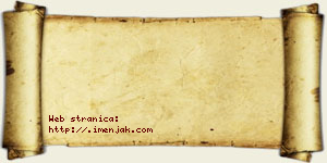 Rumena Trnjaković vizit kartica